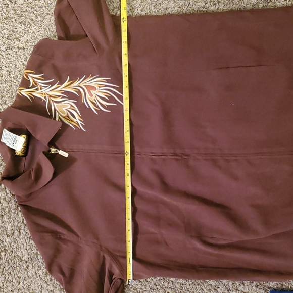 Bob Mackie XL Zip embroidered Jacket x3- brown, blue and black- all XL - Picture 6 of 13